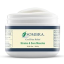 Sombra Cool Pain Relief Gel Cold Pain Relief for Swelling, Growing Pains, Soreness, Post-Workout, Vegan Formula Free of Artificial Fragrances, Dyes, NSAID, Wax, Petroleum, Alcohol - 8oz Jar