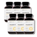 SMARTERNUTRITION Vegan Vitamin D3 5000 IU + Natural Vitamin K2 1100 mcg in Organic Coconut & Olive Oil - D3 K2 Supplement for Immune & Bone Support - 360 Softgels[180 Day Supply]