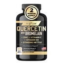 gflow vitamins Quercetin with Bromelain, Stinging Nettle Supplement, Zinc Vitamin C Vitamin D | Non-GMO, Gluten-Free | Made in USA | 2 Months Supply