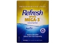 Refresh Optive Mega 3 Preservative Free Eye Drops - 30 Count (Pack of 4)