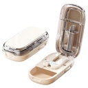 Echu Pill Cutter,Adjustable Pill Cutter,Small and Tiny,with Improved Sharp Blade, Professional Portable Pills Cutter for Small and Tiny Pills,for Large,Pill Cutter Splitter for Small and Tiny Pills