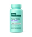 Love Wellness Hello Burn Balance | Metabolism Booster for Women | Supports Energy, Cravings Control & Thyroid Support with Selenium & Green Tea | Non-GMO, Gluten-Free & Vegan | 60 CT