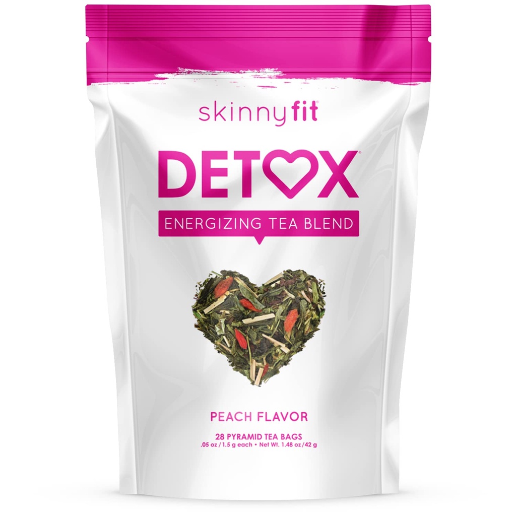 SkinnyFit Detox Tea: All-Natural, Laxative-Free, Supports A Healthy Weight, Helps Reduce Bloating, Natural Energy, Supports Immune System, Vegan, 28 Servings