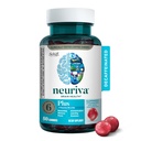 NEURIVA Plus Brain Supplements for Memory and Focus, Clinically Tested Nootropics Neurofactor and Phosphatidylserine with Vitamin B12, Vitamin B6, 50 Count Strawberry Gummies (Pack of 12)