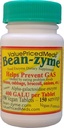 Bean-Zyme Gas Relief for Adults Extra Strength (150 ct) is 400 GAUL per Tablet Alpha Galactosidase, Vegan, Cost Less, Digestive Enzyme Dietary Supplement Natural Food Enzyme