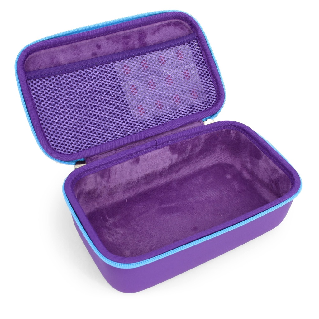 CASEMATIX Asthma Inhaler Case For Travel Fits Asthma Inhaler Spacer With Mask Attached, Inhaler Holder and Additional Accessories Used With Spacer For Inhaler, Includes Purple Asthma Case Only