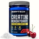 BodyTech 100% Pure Creatine Monohydrate Powder, Cherry Ice, 13 Oz
