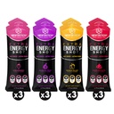 NewTrition® Extra Strength Energy Shots 1.7 fl oz - 250mg Caffeine with B Vitamins & Amino Acids, Sugar-Free Zero Calorie Vitamin Energy Drink for Focus & Endurance (Pack of 12, 4 Flavors - Mixed 3)