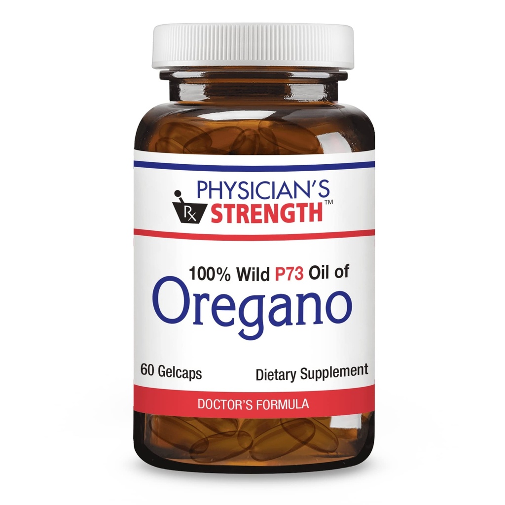 Physician's Strength Wild Oil of Oregano - 60 Gelcaps - Non-GMO - 60 Servings