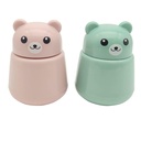 CoaGu 2-Pack Bear Pill Crushers - BPA-Free Dual Grinders, FDA-Compliant Fine Powder, Nursing Home & Travel Essentials