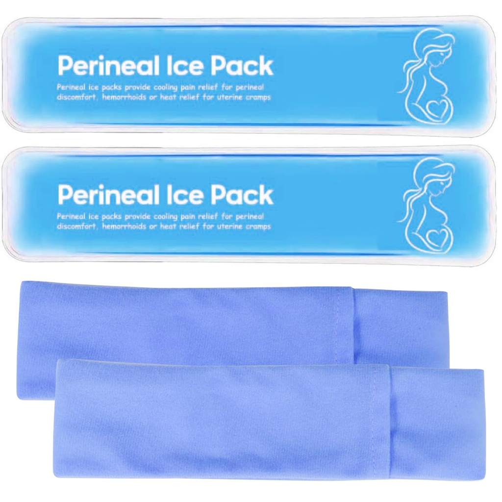 Reusable Perineal Cooling Pad for Postpartum and Hemorrhoid Pain Relief,Instant Perineal Cold Pack,Vaginial Ice Pack for Pain Relief (Color-Blue)