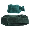 1000ml Hot Water Bottle, Hot Cold Therapies Hot Water Bottles Hot Water Bag with Waist Cover for Neck, Back, Shoulder Waist Warm