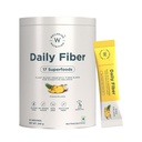 WELLBEING NUTRITION Daily Fiber Powder|Weight Management, Manages Sugar Control, Bloating, Constipation & Acidity Relief|Organic Prebiotic Digestive Fiber Supplement|Pina Colada|30 Servings, 1 count