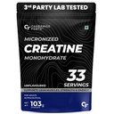Carbamide Forte Creatine Mono hydrate Powder | Micronized Monohydrate Creatine 103g | Micronized Monohydrate Supplement for Lean Muscle, Strength & Energy - Unflavoured - 33 Servings - 103g