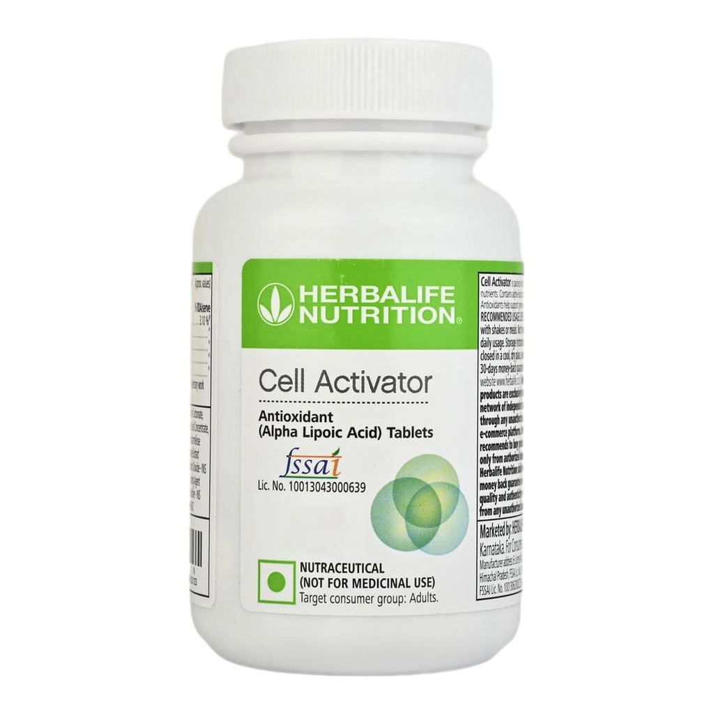 Herbalife Cell Activator,Improves nutrient absorption- White, Gel,Pack of 1, 60 capsules