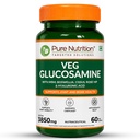 Pure Nutrition Glucosamine Tablets For Joint Support Supplement with Boswellia & Glucosamines Chondroitin MSM | Glucosamine Tablets for Joints Cartilage Support & Muscle Health | Joint Pain Tablet | Enhances Bone & Muscle Strength - 60 Veg Tablet
