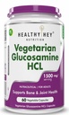 HealthyHey Nutrition Vegetarian Glucosamine (Non-Shellfish Derived) - Joint Health 60 Veg Capsules