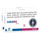 Carlonee Joint Tablets | Collagen Peptide, Glucosamine, Chondroitin, Hyaluronate | Knee, Neck, Back & Full Body Joint Pain Relief | Pack of 2