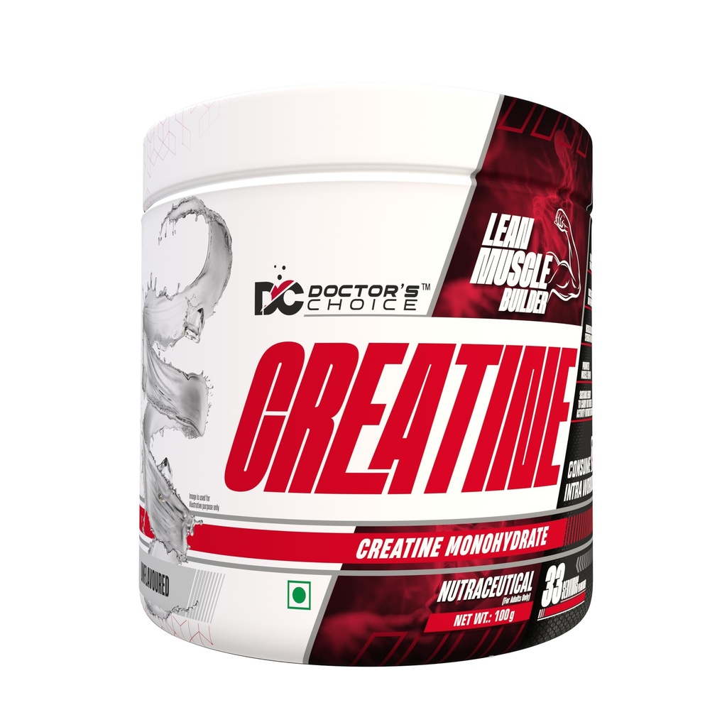 DC DOCTORS CHOICE Creatine Monohydrate 33 Serving 100 gms(Unflavored)