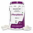 HealthyHey Nutrition L-Phenylalanine 60 Vegetarian Capsules - Gluten Free - Non GMO