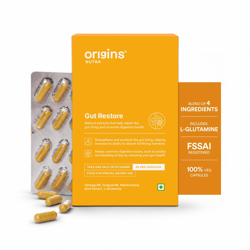 Origins Nutra Gut Restore | L-Glutamine + 3 Active Ingredients