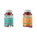 Carbamide Forte Coq10 Coenzyme Q10-120Mg Capsule With Piperine 5Mg Supplement 30 Veg Capsules & Vitamin D3 K2 MK7-120 Veg Tablets, 150 Count