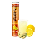 Vitamin C Effervescent Tablets with Zinc and Amla Extract | Immunity Support, Collagen for Skin, Hair & Nails | Antioxidant & Hydration | Lemon Flavour | Gluten-Free Daily Supplement (15 Tablets)