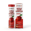 ACV Apple Cider Vinegar Effervescent Tablets 750mg | Apple Flavour | Dietary Supplement | 15 Tablets