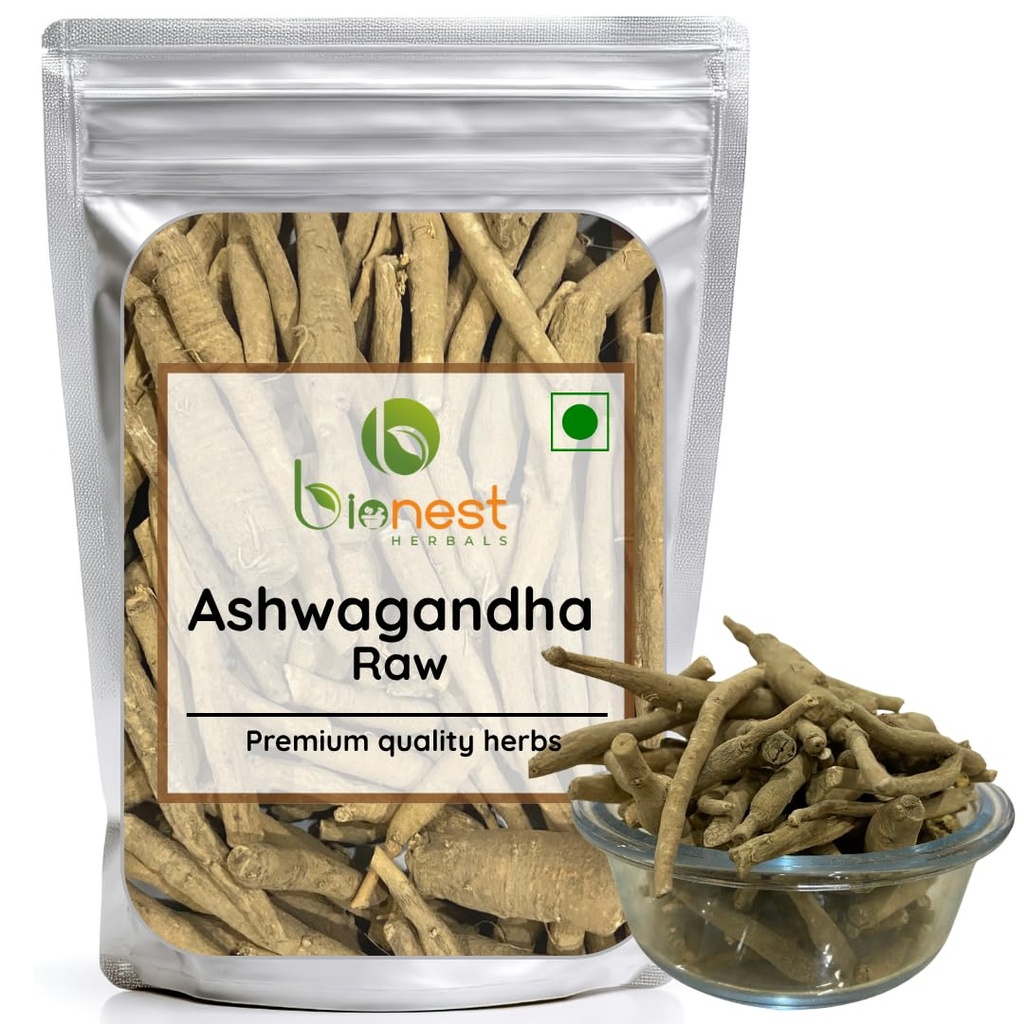 Ashwagandha Roots (Raw) - 125g -Asgandh/Ginseng | For Stress, Energy, Strength - Raw Herb