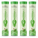 ACV Moringa 750 mg 60 Effervescent Tablets Weight Loss | Control Cravings, Boost Metabolism & Control Weight | Added Cinnamon & Guggul | Green Apple (Pack of 4)