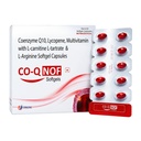 CO-Q NOF Coenzyme Q10 100mg with Selenium 40mcg Softgel Capsules with L-Carnitine, L-Arginine, Lycopene & Multivitamins | Antioxidant for Energy, Fertility, Heart & Cellular Health | 30 Softgels
