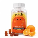 Vitamin D3 & B12 Gummies for Men & Women, Support Energy, Immunity & Bone Health, Reduces Fatigue, Vitamin B12 Supplements, 100% Veg (Orange Flavour, 30 Gummies)