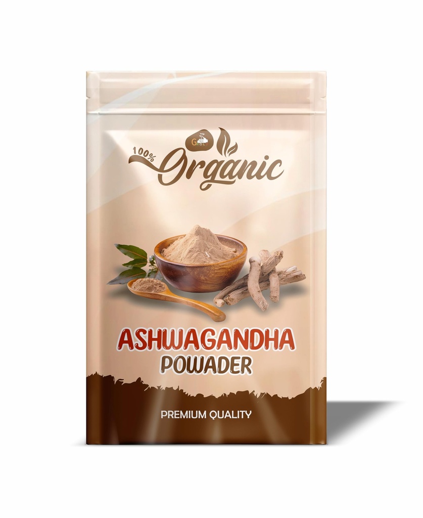 Organic Ashwagandha Powder 50gm | 100% Natural and Organic Ashwagandha Root Powder | Supports Stress Relief, Energy, and Immune System | Ayurvedic Herbal Supplement
