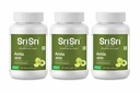 Sri Sri Tattva Amla Tablets - 500 mg, 60 Tablets | Immunity, Digestion, Skin, Hair & Overall Wellness Support | Indian Gooseberry Antioxidant Tablets | (60 Tablets x Pack of 3)