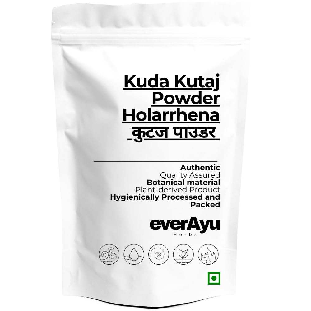 Kuda/Kutaj Powder 100gm – Holarrhena Antidysenterica | Pure & Natural Herbal Bark Powder