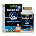 Jeena Sikho Somni Veda Calm Capsules| Stress Support for Men & Women |No Melatonin & Non Habit Forming Ayurvedic Formula with Ashwagandha, Jatamansi & Tagar | 60 Capsules