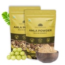 SAPTAMVEDA Amla Indian Gooseberry Powder (300Gm)| Drinking, Eating, Hair Nourishment, Repair Damage Hair & Skin Care,Dried