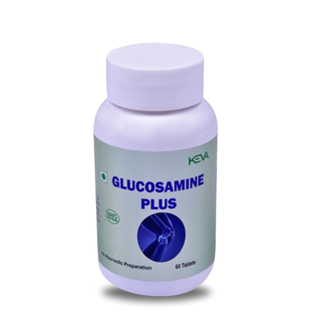 Keva Glucosamine Plus Tablets for Cartilage, Joint and Bone Support (60 Tablets)