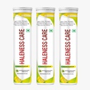 ACV Fizz Effervescent Tablets – Lemon Flavour – Apple Cider Vinegar with Vitamin B12 & B6 – 15 Sugar-Free Tablets – Supports Digestion, Energy & Gut Health (Pack of 3 (45 Tabs), Lemon)