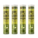 Apple Cider Vinager Effervescent (Pack Of 4 Green Apple) With Pomegranate Extract | Supports Metabolism Pack Of 4 (60 Tablet)