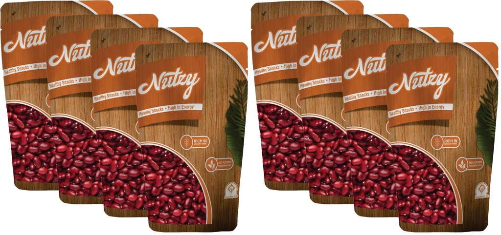 Nutzy Lobia Lal 1000g (500g X 2) – Easy-to-Cook Red Beans High in Protein & Fiber | Lal Lobia Ideal for Traditional Indian meals like Salad, Curry & Chaat more Simple recipies | Helps in Digestion and Keeps You Energetic