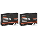 Carbamide Forte L carnitine L-Tartrate 1000mg Capsules for Men & Women | Pre Workout Supplement - 10 Veg Capsules (Pack of 2)