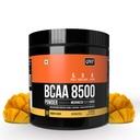 QNT BCAA 8500 | 180g | 30 Servings | Mango Flavour | 2500mg L-Leucine, 1250mg L-Isoleucine, 1250mg L-Valine | Hydration & Muscle Recovery Supplement | Pre/Post Workout for Strength & Stamina