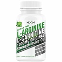 HXN L arginine 1000mg as Nitric Oxide Supplement Enriching L carnitine and L Citrulline To Support Pre Workout, Amino Energy, Muscle Growth, And Recovery -60 (Sugar Free, Gluten free)