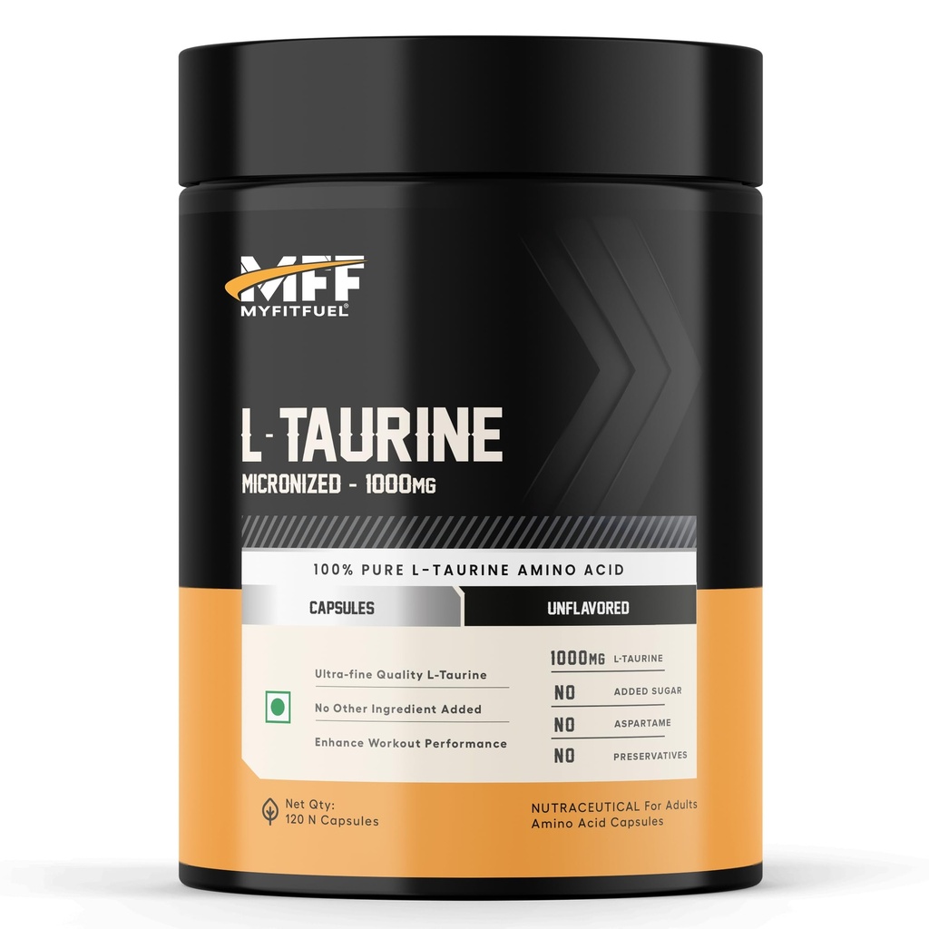MyFitFuel L-Taurine (1000mg) 120 Capsules