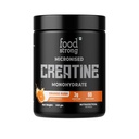 Foodstrong Micronized Creatine Monohydrate Powder (60 Servings) | 3g Creatine Supplement for Muscle Strength, Power, Stamina & Athletic Performance | Pre/Post Workout Gym Supplement for Men & Women | Orange Rush, 240g