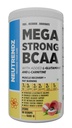 Mega Strong BCAA + Glutamine 7g | BCAAs, 3g Glutamine, Creatine, Beta-Alanine & L-Carnitine | Muscle Recovery, Endurance & Hydration Support | Intra/Post Workout Supplement (500g, Lychee)