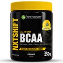 Pure Nutrition BCAA Powder | Intra Workout Energy & Muscle Recovery BCAA Supplement for Men & Women | 2:1:1 Ratio Amino Acids with L Glutamine & Citrulline Malate - 250g | Orange Flavour