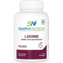 Steadfast Nutrition L- Arginine Supplement 500mg Supports Nitric Oxide Production (60 Capsules)