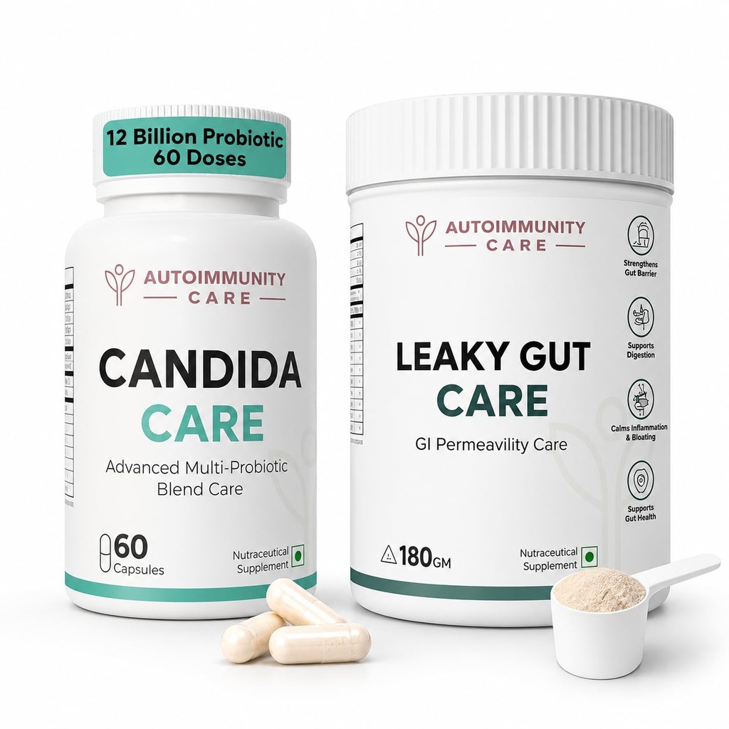 Autoimmunity Care Leaky Gut Care and Autoimmunity Care Candida Care Probiotic Bundle